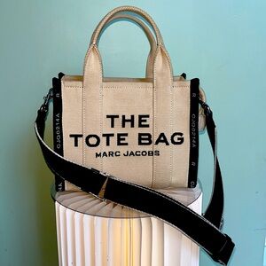 Marc Jacobs The Jacquard Small Tote Bag in Warm Sand